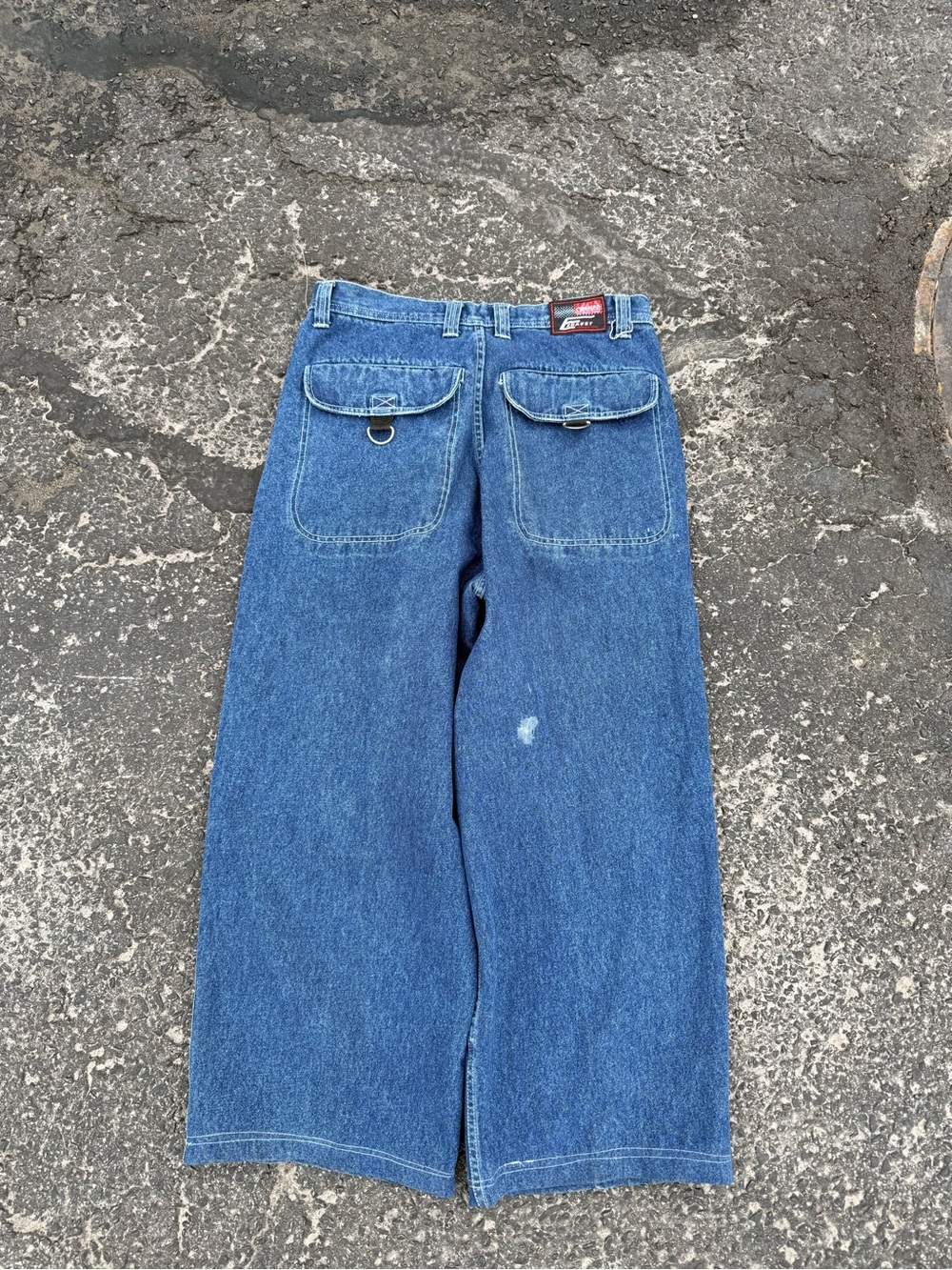 1990’s baggy Exhaust Blue Denim Jeans